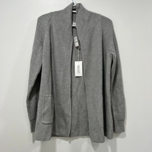 Haven Well Within Womens Cardigan XS Small NWT $98 Knit Gray Open Front Solid - Picture 1 of 8